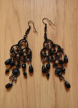 Boucles d'oreilles noires, marca: Promod, estado: Muy bueno, 1,00 €, 1,75 € Protección al comprador incluida