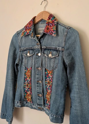 Reworked Vintage Denim Jacket | One-of-a-Kind Festival Style, brand: Warehouse, condition: Very good, size: M / 38 / 10, €25.00, €26.95 includes Buyer Protection