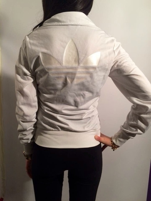 Veste Adidas blanc-argentée 5