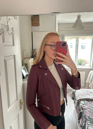 Maje Leather Jacket, brand: Maje, condition: Very good, size: S / 36 / 8, €70.00, €74.20 includes Buyer Protection