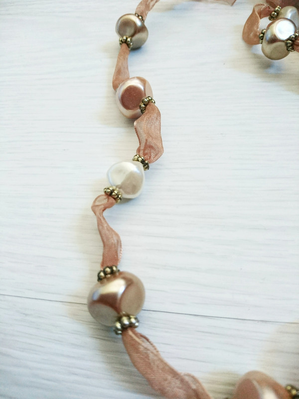 Collier + bracelet perles  3
