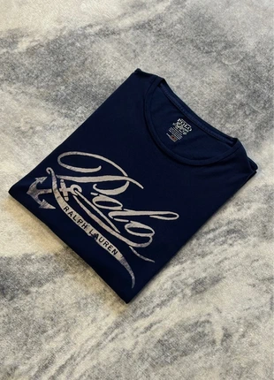T-shirt Ralph Lauren bleu marine logo vintage L, marque: Ralph Lauren, état: Très bon état, taille: L, 24,99 €, 26,94 € Protection acheteurs (Pro) incluse