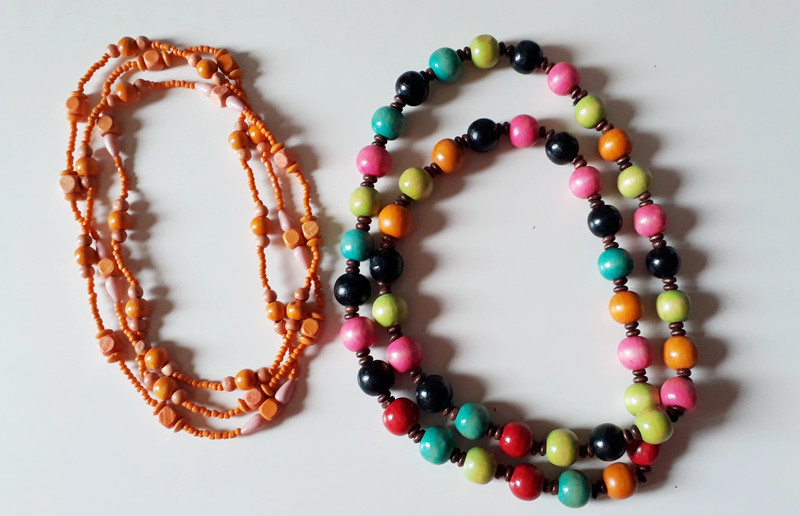 Bonobo Grands colliers en perles colorées - style ethnique bohème - vendus neufs 2