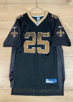 Maillot NFL Saints Reebok - taille S femme / xl enfant usa - noir et doré - sportwear vintage, marque: Reebok x NFL, état: Bon état, taille: S / 36 / 8, 15,00 €, 16,45 € Protection acheteurs (Pro) incluse