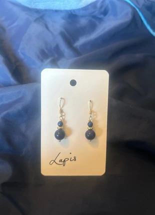 Lapis crystal earrings, condition: New with tags, €5.50, €6.48 includes Buyer Protection