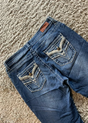 Jean VGS Broderie Y2K coupe évasé taille L flare - 2000s femme style miss me A609, merk: Vintage Dressing, staat: Heel goed, maat: L / 40 / 12, € 22,00, € 23,80 inclusief Kopersbescherming Pro