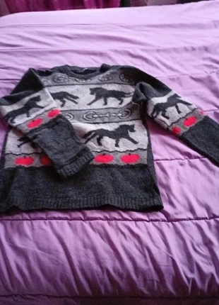 Pull laine cheveaux, staat: Heel goed, maat: M / 38 / 10, € 14,00, € 15,40 inclusief Kopersbescherming