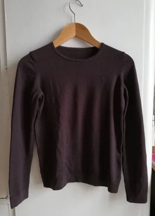 Pull fin en laine marron, brand: Vintage, condition: Very good, size: S / 36 / 8, €30.00, €32.20 includes Buyer Protection
