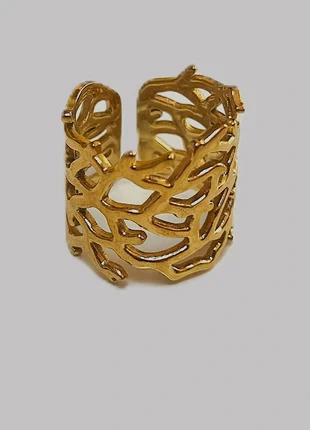 Bague acier inoxydable corail, marque: nyrabijoux, état: Neuf avec étiquette, taille: Ajustable, 5,00 €, 5,95 € Protection acheteurs incluse