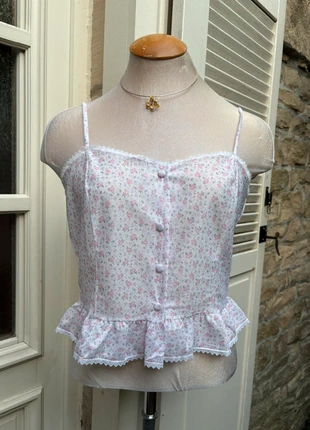Haut vintage d’été 🌸, marke: Vintage Dressing, zustand: Sehr gut, größe: XXL / 44 / 16, 5,00 €, 5,95 € inklusive Vinted-Käuferschutz