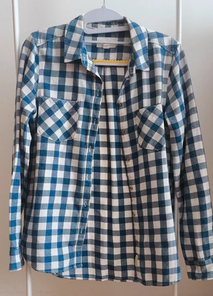 Camisa ao xadrez azul, marca: Springfield, estado: Muy bueno, tamaño: S / 36 / 8, 3,00 €, 3,85 € Protección al comprador incluida
