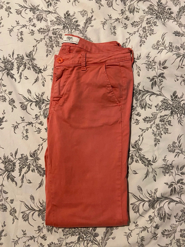 Pantalon chino corail le temps des cerises 1