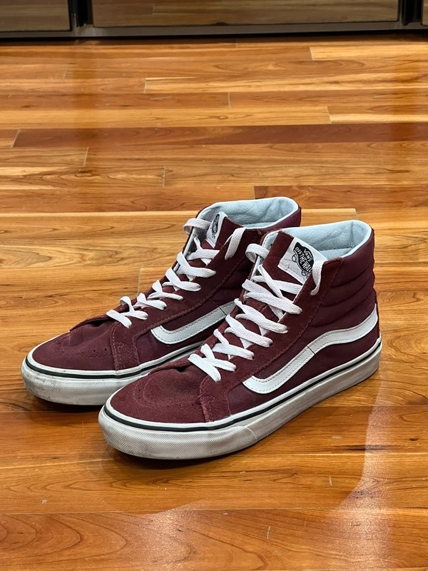 Vans old 2024 skool alte bordeaux