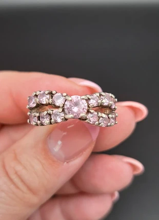 Roze strik ring, staat: Heel goed, maat: 50.6 mm / 16.1 mm Ø, € 10,00, € 11,20 inclusief Kopersbescherming