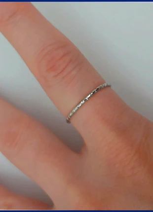 Bague argentée tendance en acier inoxydable, marca: Tendance, estado: Muy bueno, tamaño: 16,9 mm Ø / 13,5, 1,00 €, 1,75 € Protección al comprador Pro incluida
