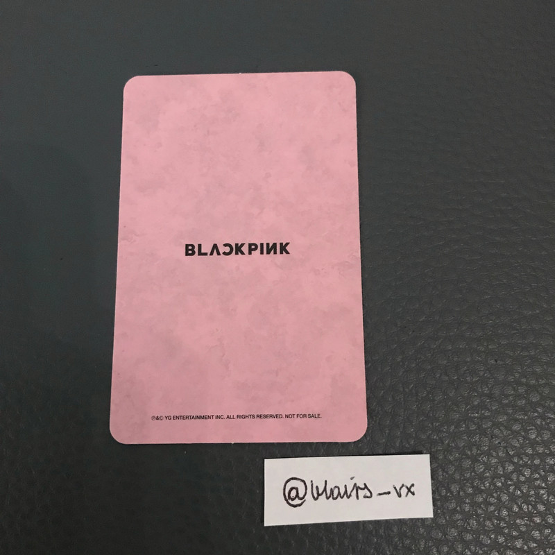 BLACKPINK - Official Lightstick Ver.2 - Polaroid Photo Card (pink