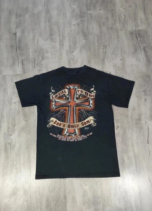 T-shirt Loyal To One God's Only Son Croix Chrétienne Vintage Noir Taille S Homme, marque: Vintage Dressing, état: Très bon état, taille: S, 12,00 €, 13,30 € Protection acheteurs (Pro) incluse