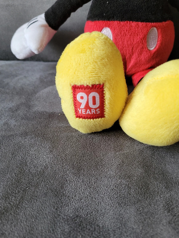 Peluche Mickey rétro 90 ans
