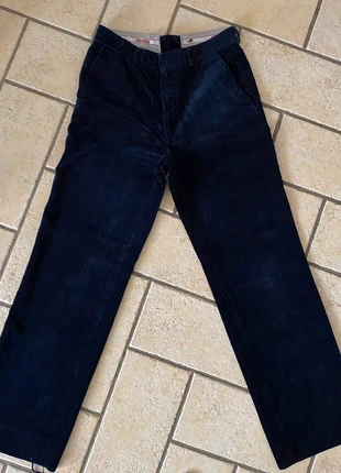 Pantaloni in Velluto Blu Navy, merk: Vintage Dressing, staat: Heel goed, maat: Universele maat, € 9,00, € 10,15 inclusief Kopersbescherming