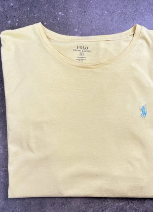 t-shirt Polo Ralph Lauren jaune clair logo brodé - taille XL homme - coton TRLR 28, marque: Ralph Lauren, état: Bon état, taille: XL, 9,00 €, 10,15 € Protection acheteurs (Pro) incluse