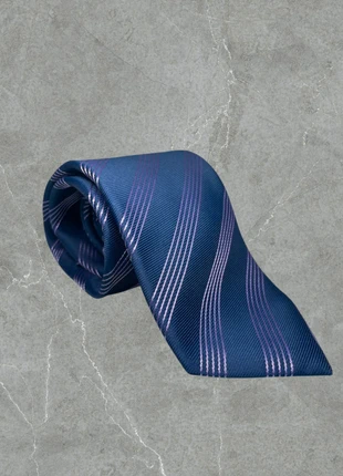 Cravate Bleue à Rayures Élégante, marca: CHROME, estado: Muy bueno, 10,00 €, 11,20 € Protección al comprador incluida