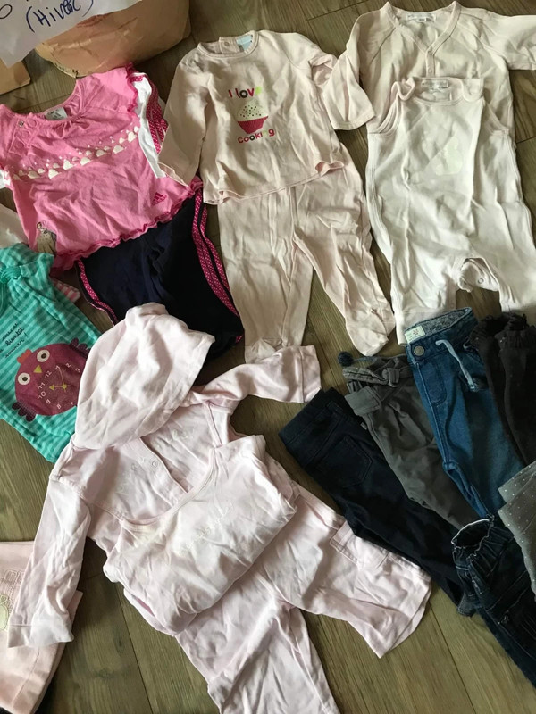 Ensemble bébé fille, 6 mois (DPAM + Tex)