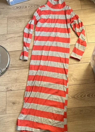 Robe longue col roulé rayée EKF S FR, merk: eKf, staat: Heel goed, maat: S / 36 / 8, € 4,00, € 4,90 inclusief Kopersbescherming