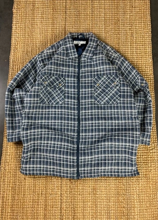 Veste Harrington à Carreaux Bleu et Blanc Vintage Taille L, marke: Vintage Dressing, zustand: Sehr gut, größe: L, 20,00 €, 21,70 € beinhaltet Vinted-Käuferschutz Pro