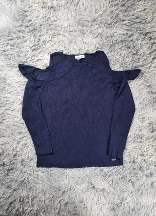 Top Calvin Klein Bleu Marine Épaules Dénudées Femme Taille M, marque: Calvin Klein, état: Très bon état, taille: M / 38 / 10, 10,00 €, 11,20 € Protection acheteurs (Pro) incluse