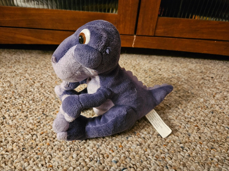 2007 Playmates Land Before Time Chomper Dinosaur Purple Tyrannosaurus 2