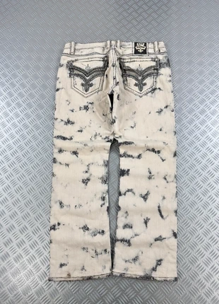 Y2K bootcut rock revival jeans faded stone washed 00’s style, marque: Rock Revival, état: Très bon état, taille: W44 | FR 54, 64,90 €, 68,85 € Protection acheteurs incluse