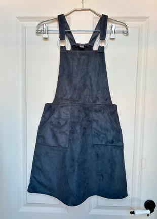 Primark Jurk Maat 36 Grijs Velours Mini Dungaree Tuinjurk Overall , marque: Primark, état: Très bon état, taille: S / 36 / 8, 6,00 €, 7,00 € Protection acheteurs (Pro) incluse