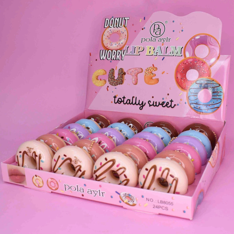 Donut shaped lip balm 1