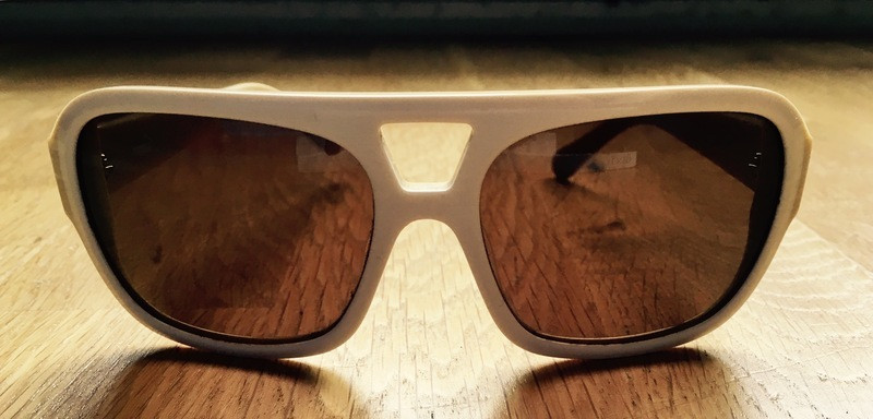 lunettes de soleil masque Puma blanches 2