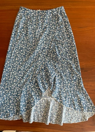Lange rok met blauwe bloemenprint maat XS/34, brand: Shein, condition: Very good, size: XS / 34 / 6, €2.00, €2.80 includes Buyer Protection