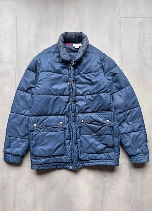 Vintage Dickies Navy Puffer Coat - S, merk: Dickies, staat: Goed, maat: S / 36 / 8, € 38,00, € 40,60 inclusief Kopersbescherming Pro