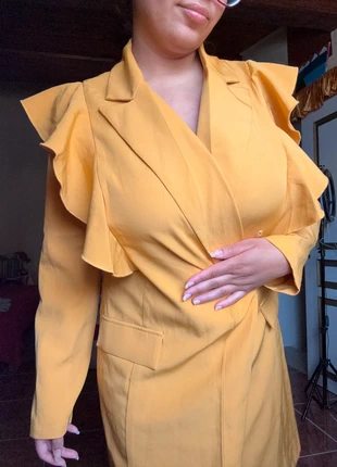 Robe Blazer Chic Orange M, marque: Glamaker, état: Neuf sans étiquette, taille: M / 38 / 10, 6,00 €, 7,00 € Protection acheteurs incluse