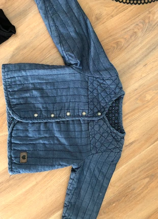 Veste jean moltonnée, merk: Vertbaudet, staat: Heel goed, maat: 12-18 maanden / 80 cm, € 3,00, € 3,85 inclusief Kopersbescherming