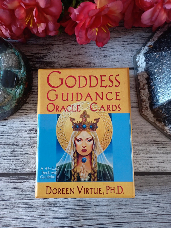 Oryginalne karty anielskie Doreen Virtue Goddess Guidance" Unikat! 💎Oracle Runy Tarot 1