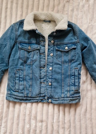 Denim Jacket with Fleece Lining - perfect condition, size 8, brand: NO LABEL, condition: New without tags, size: S / 8, £7.99, £9.09 includes Buyer Protection