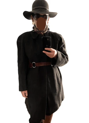 Manteau laine vierge cardée marron, marque: Vintage Dressing, état: Très bon état, taille: XXL / 44 / 16, 32,99 €, 35,34 € Protection acheteurs incluse