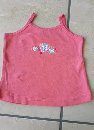 Débardeur fille 6 mois, marca: Kimbaloo, estado: Muito bom, tamanho: 6-9 meses / 68 cm, €1.00, €1.75 inclui Proteção do Comprador