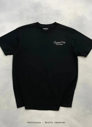 T-shirt Carhartt wip imprimé Noir coupe Large Homme 100% Coton Crew Neck - Taille S /558R, marca: Carhartt, estado: Muy bueno, tamaño: S, 34,00 €, 36,40 € Protección al comprador Pro incluida