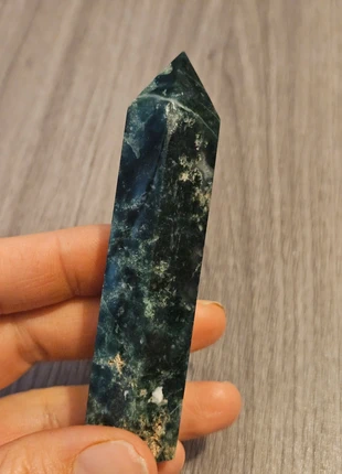 70g moss agate point, brand: Crystal, condition: New without tags, £10.00, £11.20 includes Buyer Protection