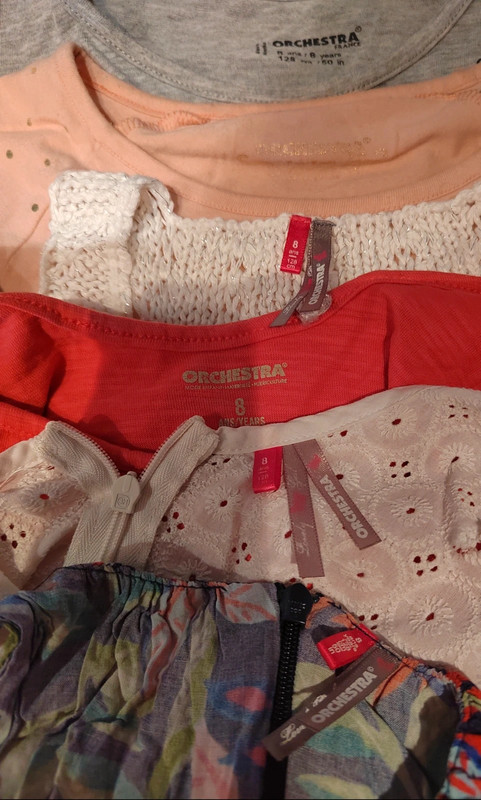 Lot de 14 vetements fille 7 8 ans Vinted