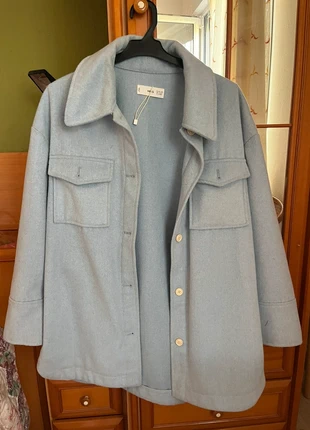 Sobrecamisa azul claro mango, marque: Mango, état: Neuf sans étiquette, taille: S / 36 / 8, 15,00 €, 16,45 € Protection acheteurs incluse