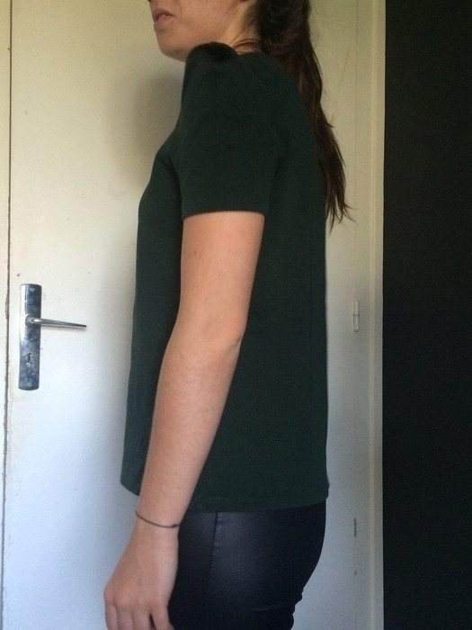 T shirt Zara vert taille L correspond à un M 3