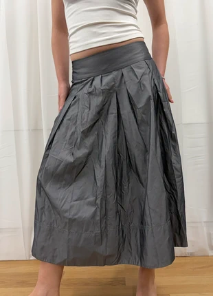 90s vintage grey floaty nylon skirt, brand: y2k, condition: Very good, size: S / UK 8-10, £20.00, £21.70 includes Buyer Protection Pro