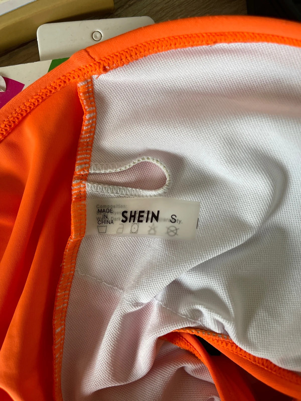 SHEIN Orange Bathing Suit 5