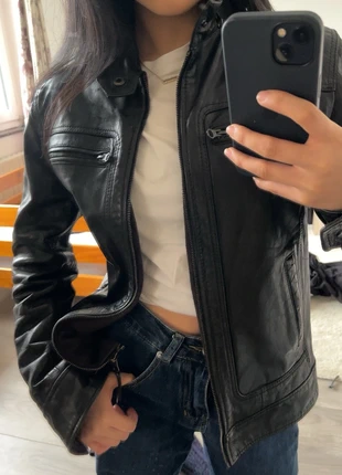 Celio/ veste en cuire vintage, marque: Celio, état: Bon état, taille: S / 36 / 8, 20,00 €, 21,70 € Protection acheteurs incluse